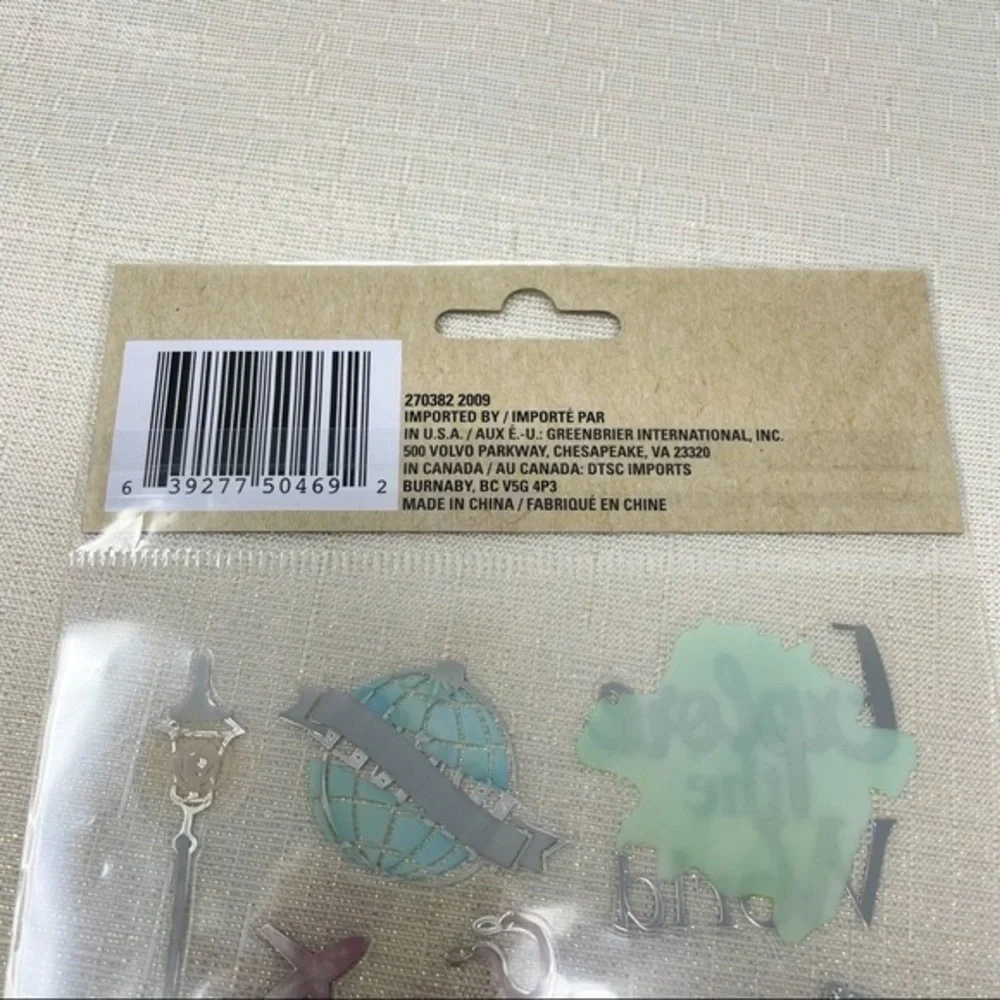 🌺 Crafter's Square Paris France Foil Stickers NEW